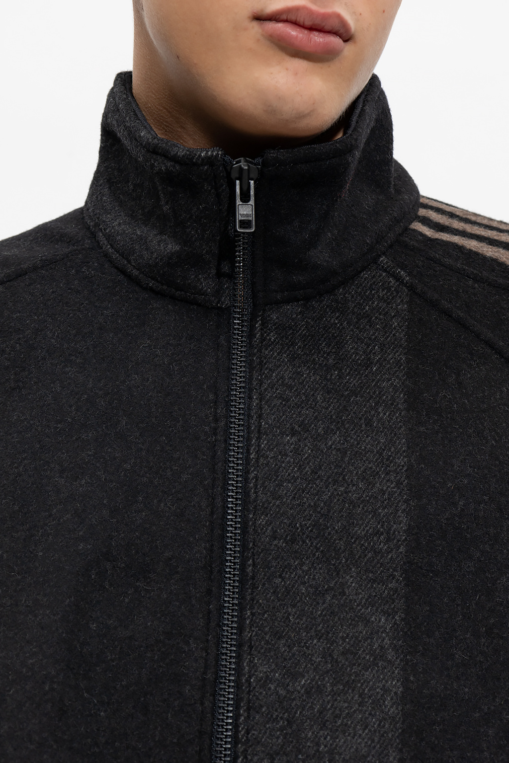 3 Yohji Yamamoto - jacket Esqueleto with stand collar Y